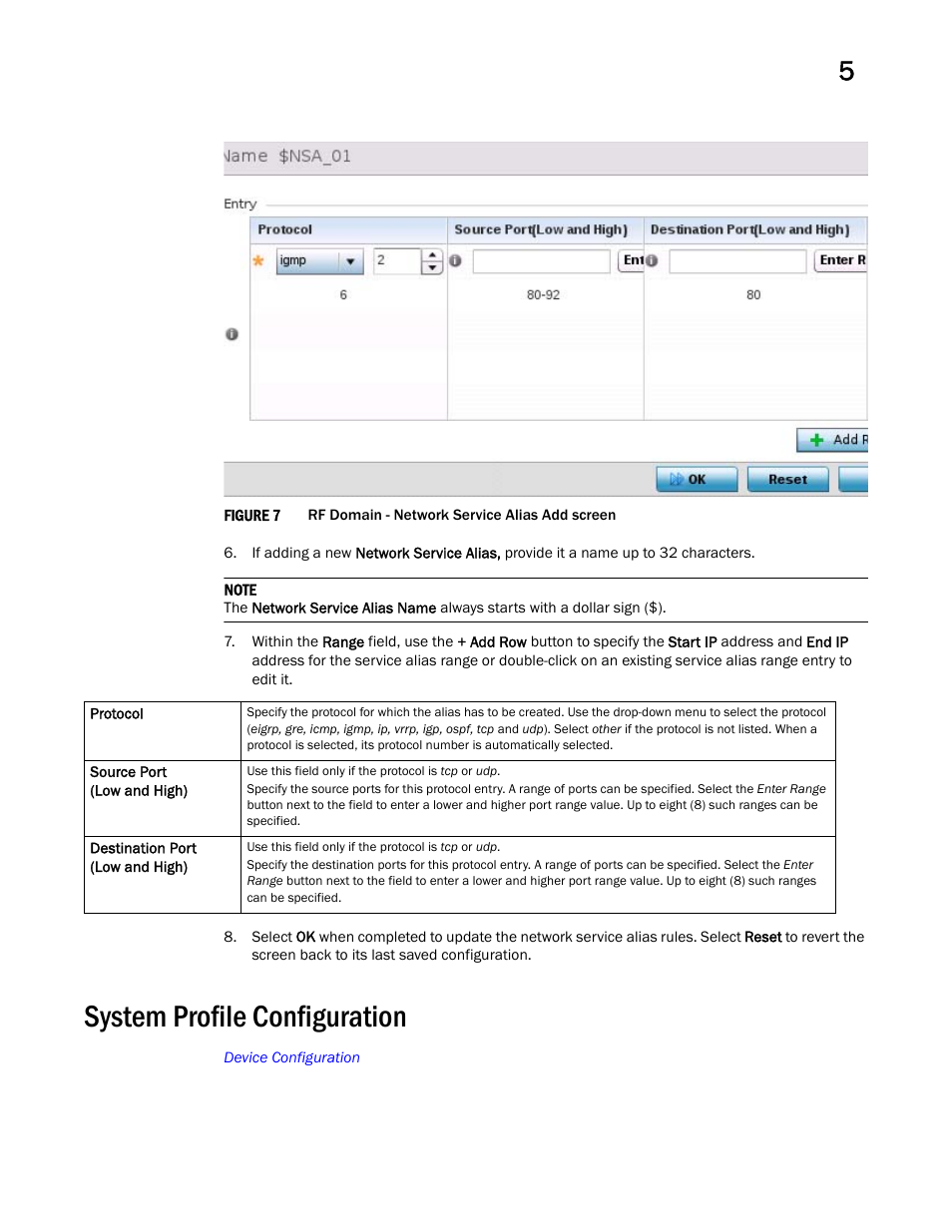 System profile configuration, System profile | Brocade Mobility Access Point System Reference Guide (Supporting software release 5.5.0.0 and later) User Manual | Page 77 / 854