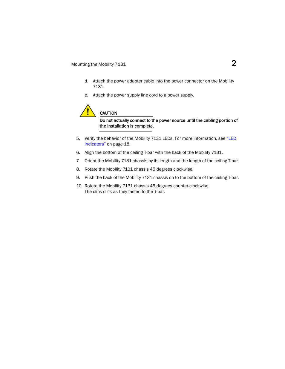 Brocade Mobility 7131 Installation Guide - Dependent Mode (Supporting software release 4.1.0.0 and later) User Manual | Page 21 / 52