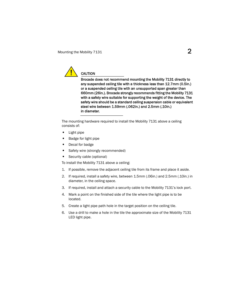 Brocade Mobility 7131 Installation Guide - Dependent Mode (Supporting software release 4.1.0.0 and later) User Manual | Page 23 / 52