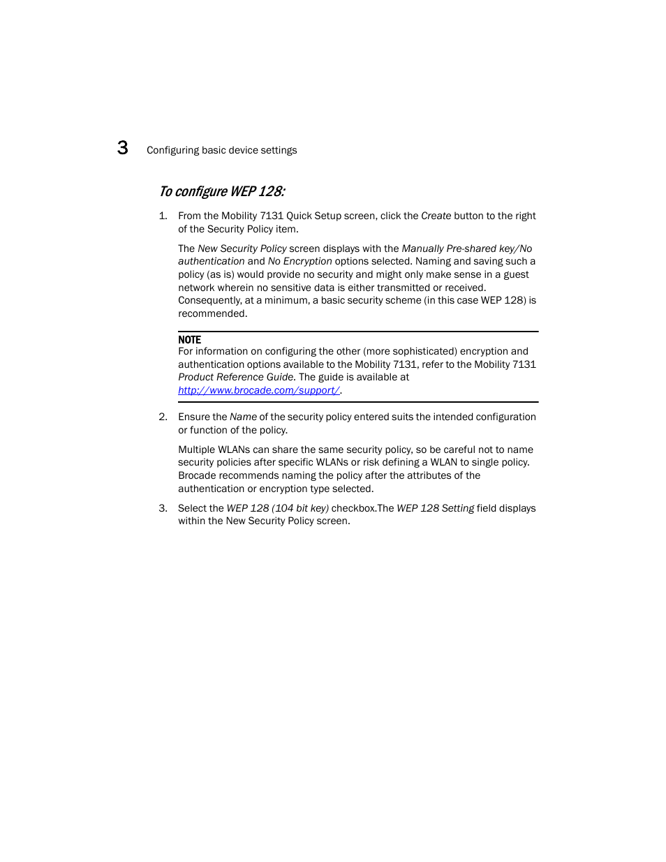 Brocade Mobility 7131 Installation Guide - Dependent Mode (Supporting software release 4.1.0.0 and later) User Manual | Page 38 / 52