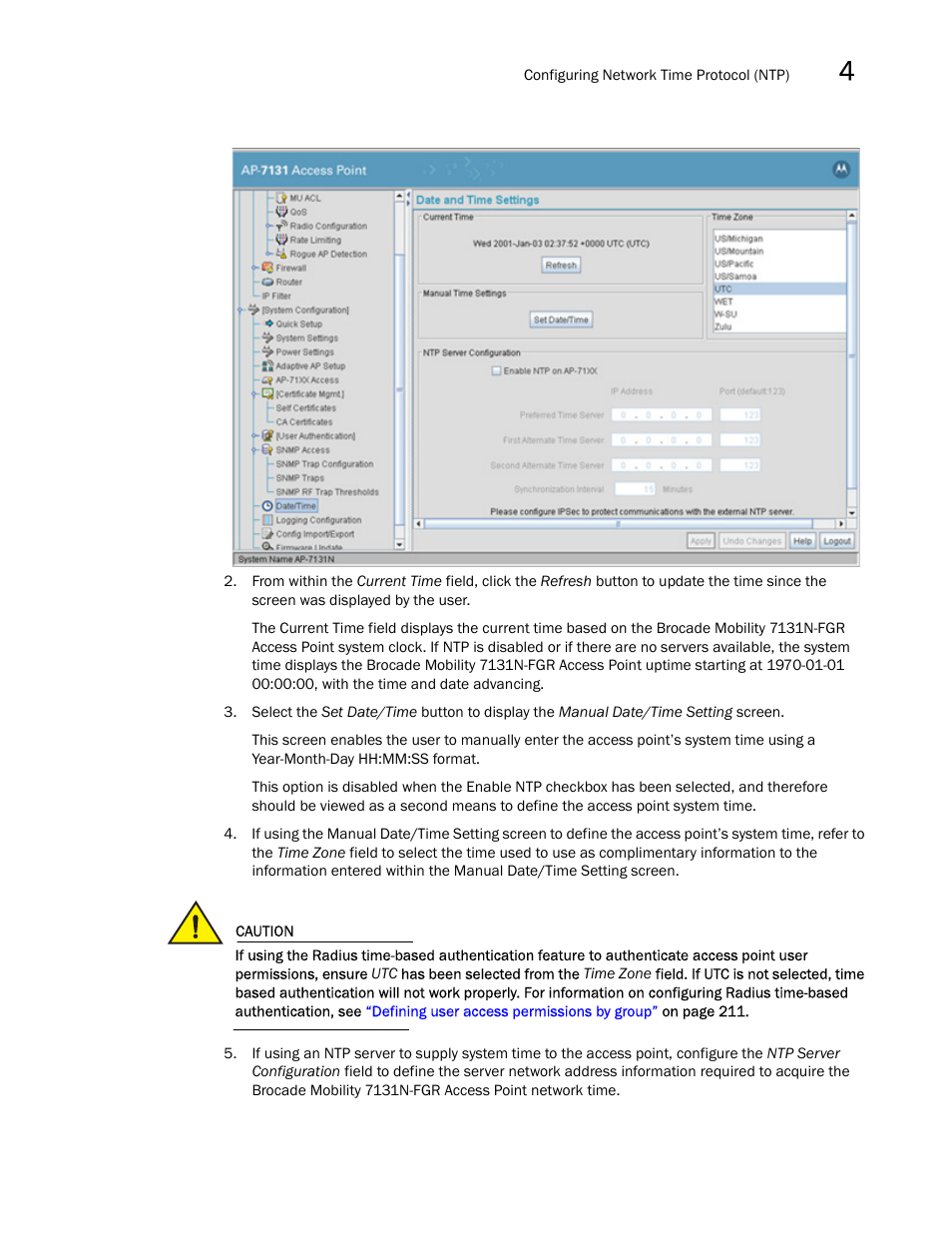 Brocade Mobility 7131N-FGR Access Point Product Reference Guide (Supporting software release 4.0.0.0-35GRN and later) User Manual | Page 101 / 593