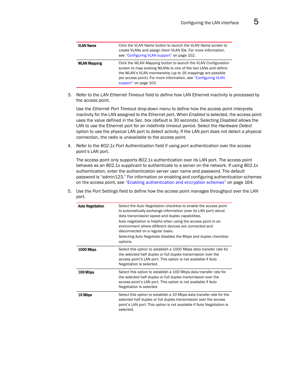 Brocade Mobility 7131N-FGR Access Point Product Reference Guide (Supporting software release 4.0.0.0-35GRN and later) User Manual | Page 113 / 593