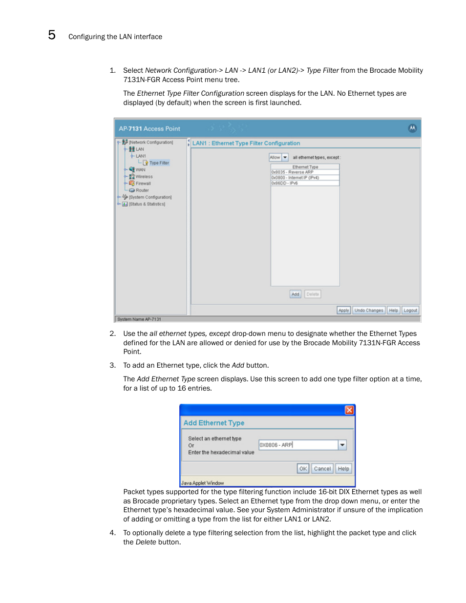 Brocade Mobility 7131N-FGR Access Point Product Reference Guide (Supporting software release 4.0.0.0-35GRN and later) User Manual | Page 122 / 593