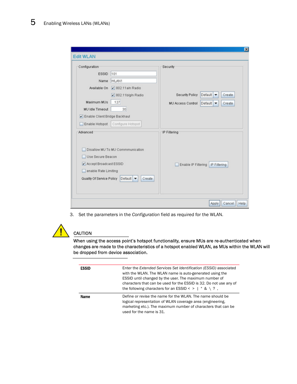Brocade Mobility 7131N-FGR Access Point Product Reference Guide (Supporting software release 4.0.0.0-35GRN and later) User Manual | Page 134 / 593