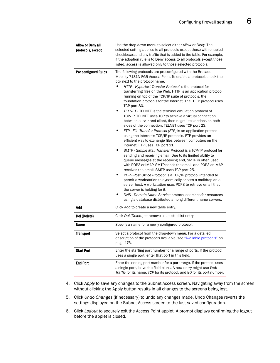 Brocade Mobility 7131N-FGR Access Point Product Reference Guide (Supporting software release 4.0.0.0-35GRN and later) User Manual | Page 187 / 593