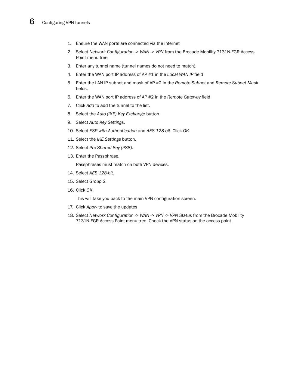 Brocade Mobility 7131N-FGR Access Point Product Reference Guide (Supporting software release 4.0.0.0-35GRN and later) User Manual | Page 194 / 593
