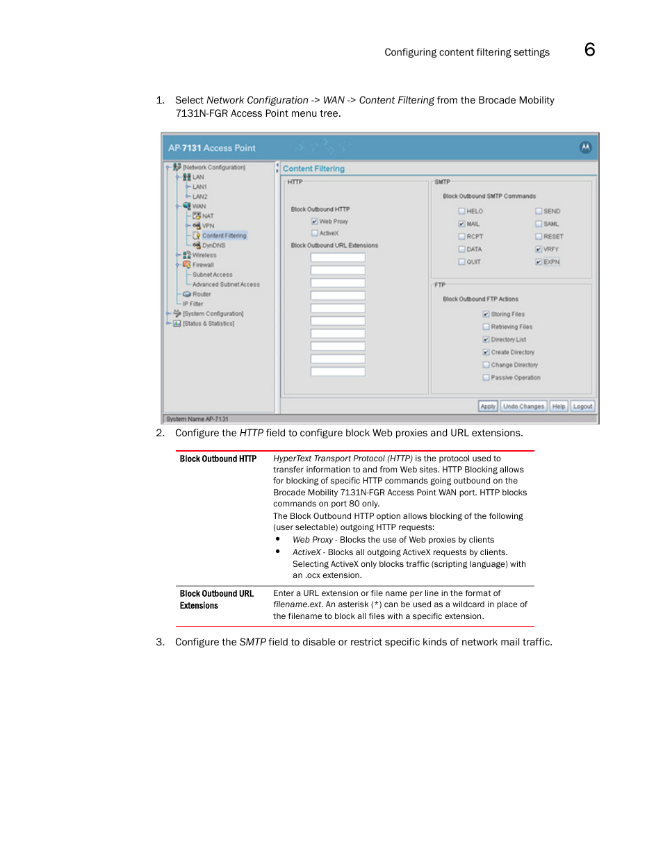 Brocade Mobility 7131N-FGR Access Point Product Reference Guide (Supporting software release 4.0.0.0-35GRN and later) User Manual | Page 205 / 593
