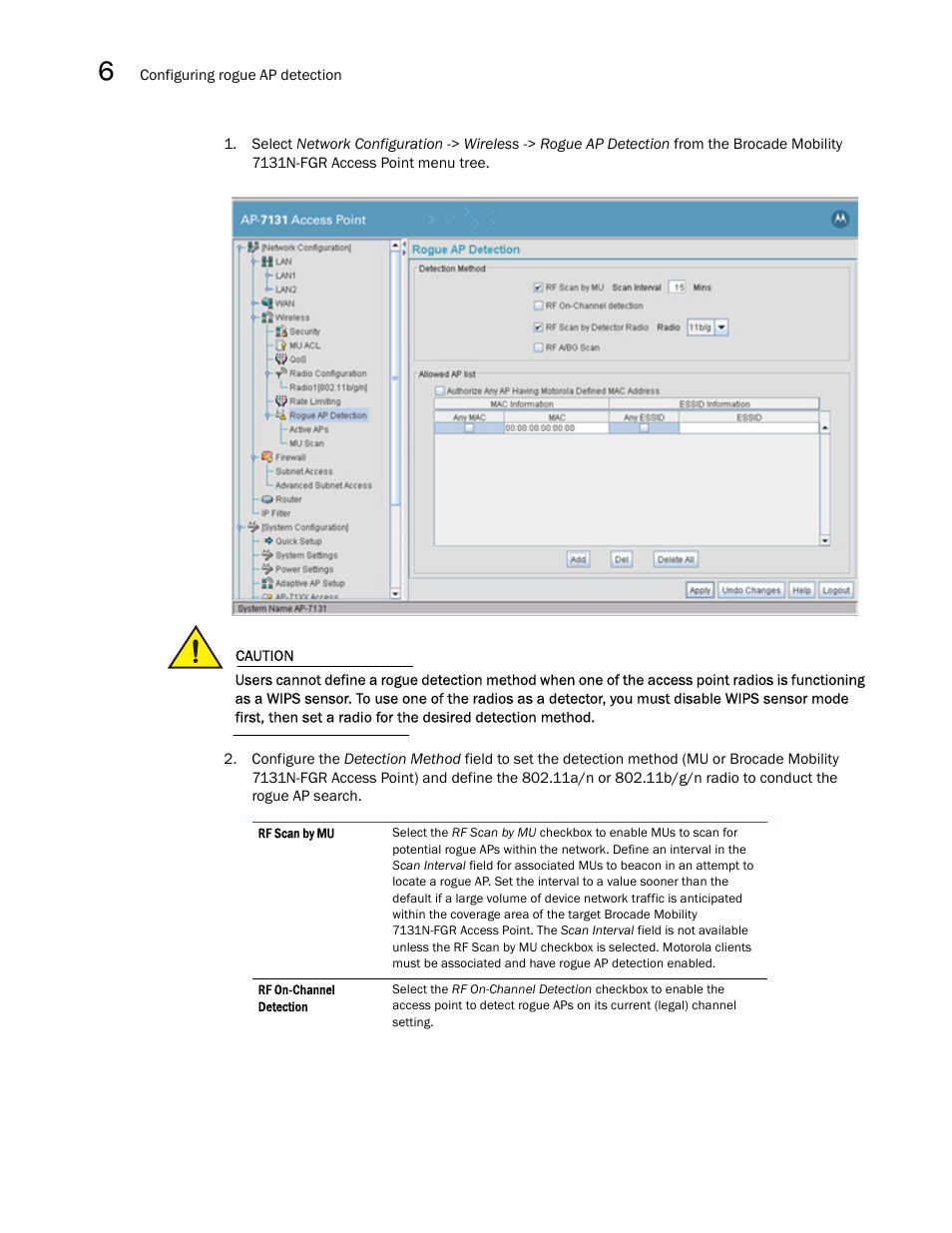 Brocade Mobility 7131N-FGR Access Point Product Reference Guide (Supporting software release 4.0.0.0-35GRN and later) User Manual | Page 208 / 593