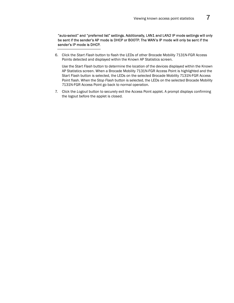 Brocade Mobility 7131N-FGR Access Point Product Reference Guide (Supporting software release 4.0.0.0-35GRN and later) User Manual | Page 255 / 593