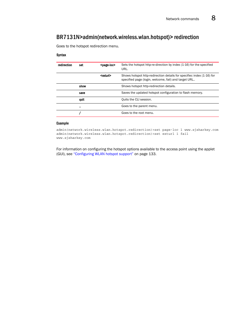 Brocade Mobility 7131N-FGR Access Point Product Reference Guide (Supporting software release 4.0.0.0-35GRN and later) User Manual | Page 331 / 593