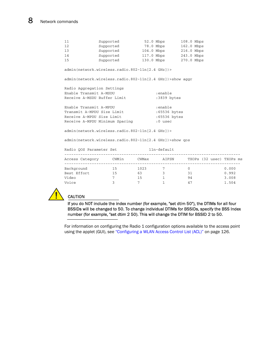 Brocade Mobility 7131N-FGR Access Point Product Reference Guide (Supporting software release 4.0.0.0-35GRN and later) User Manual | Page 354 / 593