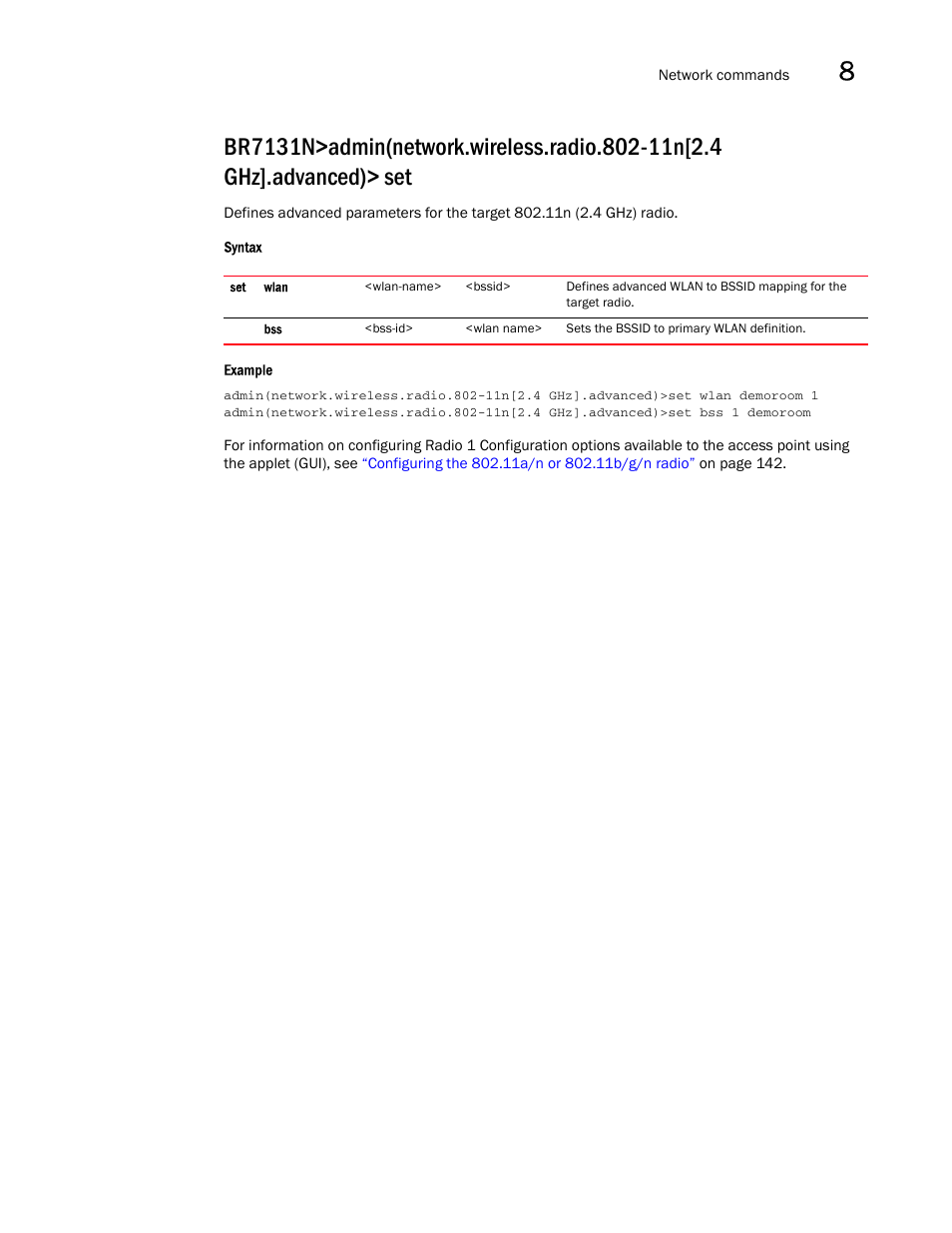 Brocade Mobility 7131N-FGR Access Point Product Reference Guide (Supporting software release 4.0.0.0-35GRN and later) User Manual | Page 359 / 593