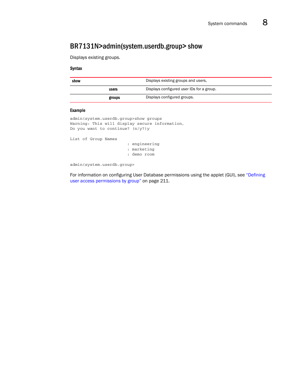 Brocade Mobility 7131N-FGR Access Point Product Reference Guide (Supporting software release 4.0.0.0-35GRN and later) User Manual | Page 465 / 593