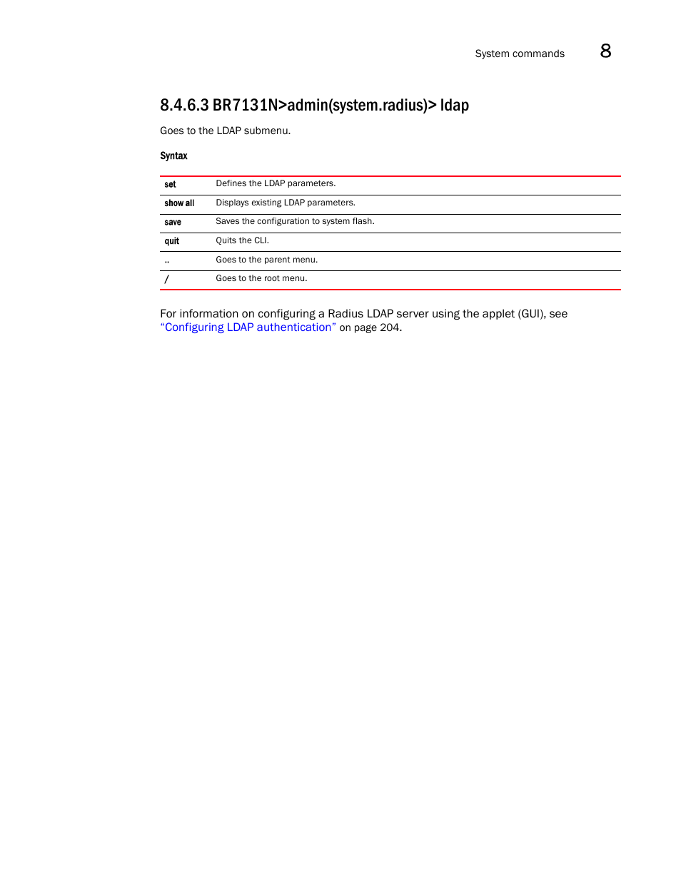 Brocade Mobility 7131N-FGR Access Point Product Reference Guide (Supporting software release 4.0.0.0-35GRN and later) User Manual | Page 477 / 593