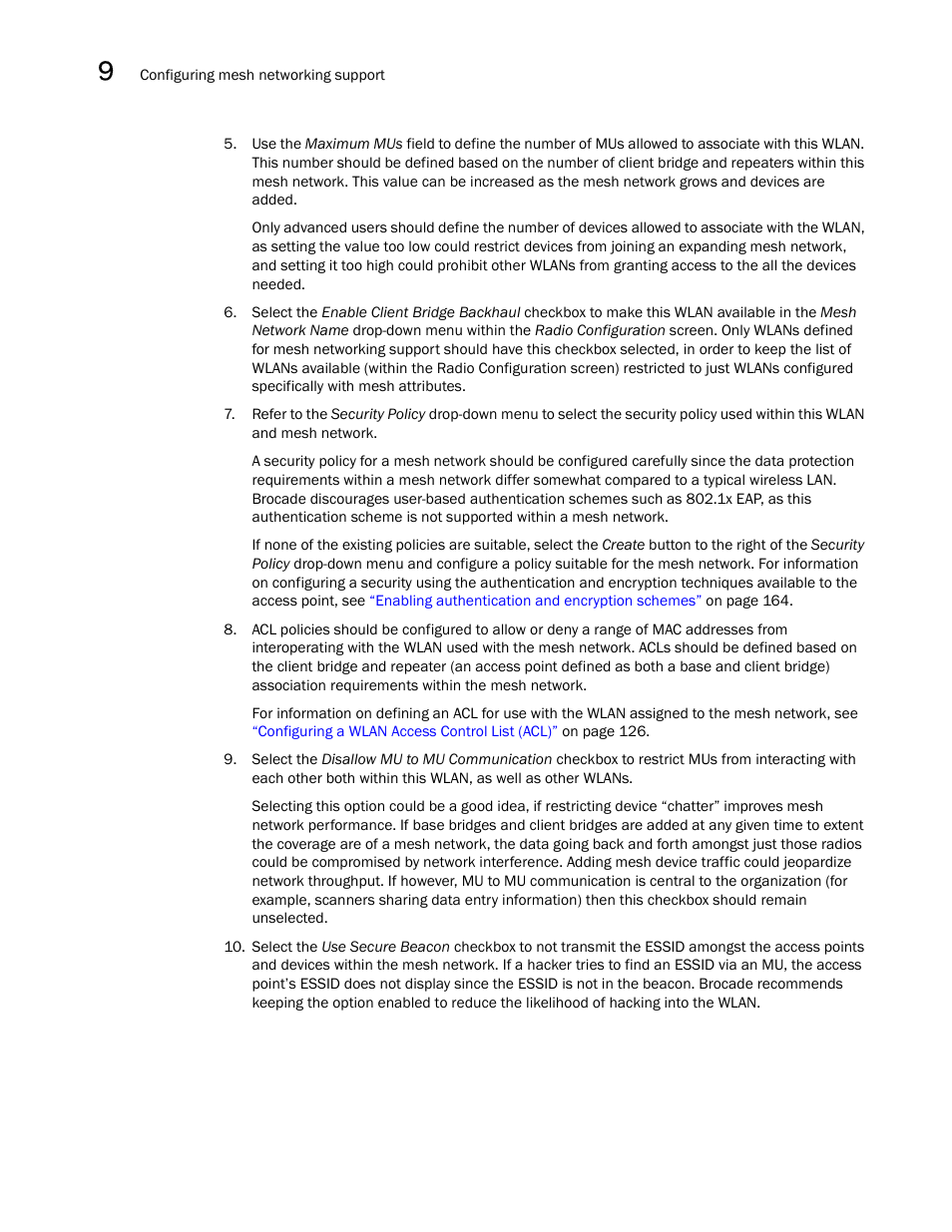 Brocade Mobility 7131N-FGR Access Point Product Reference Guide (Supporting software release 4.0.0.0-35GRN and later) User Manual | Page 538 / 593