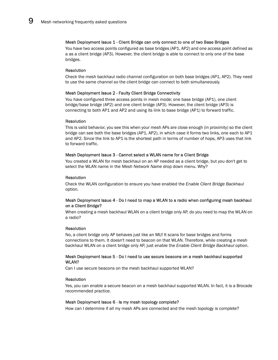 Brocade Mobility 7131N-FGR Access Point Product Reference Guide (Supporting software release 4.0.0.0-35GRN and later) User Manual | Page 554 / 593