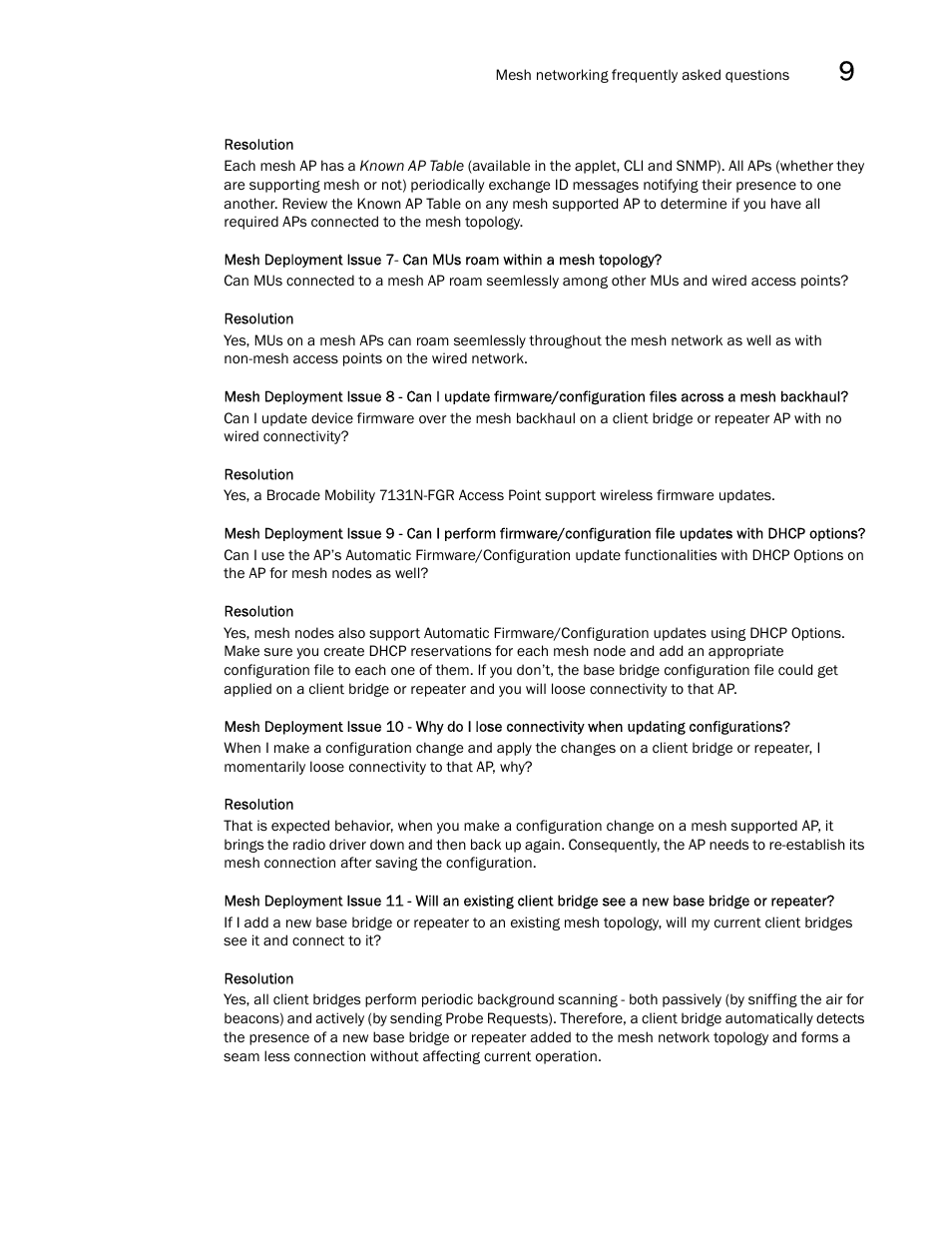 Brocade Mobility 7131N-FGR Access Point Product Reference Guide (Supporting software release 4.0.0.0-35GRN and later) User Manual | Page 555 / 593