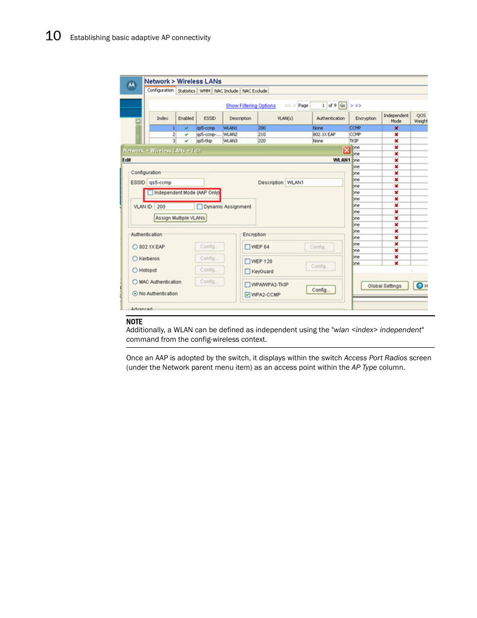 Brocade Mobility 7131N-FGR Access Point Product Reference Guide (Supporting software release 4.0.0.0-35GRN and later) User Manual | Page 568 / 593