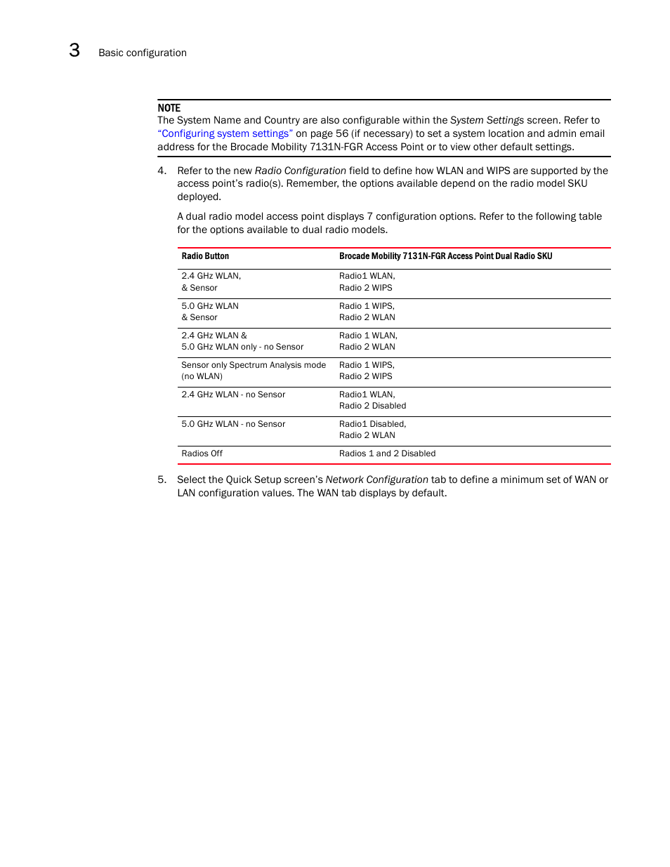 Brocade Mobility 7131N-FGR Access Point Product Reference Guide (Supporting software release 4.0.0.0-35GRN and later) User Manual | Page 58 / 593