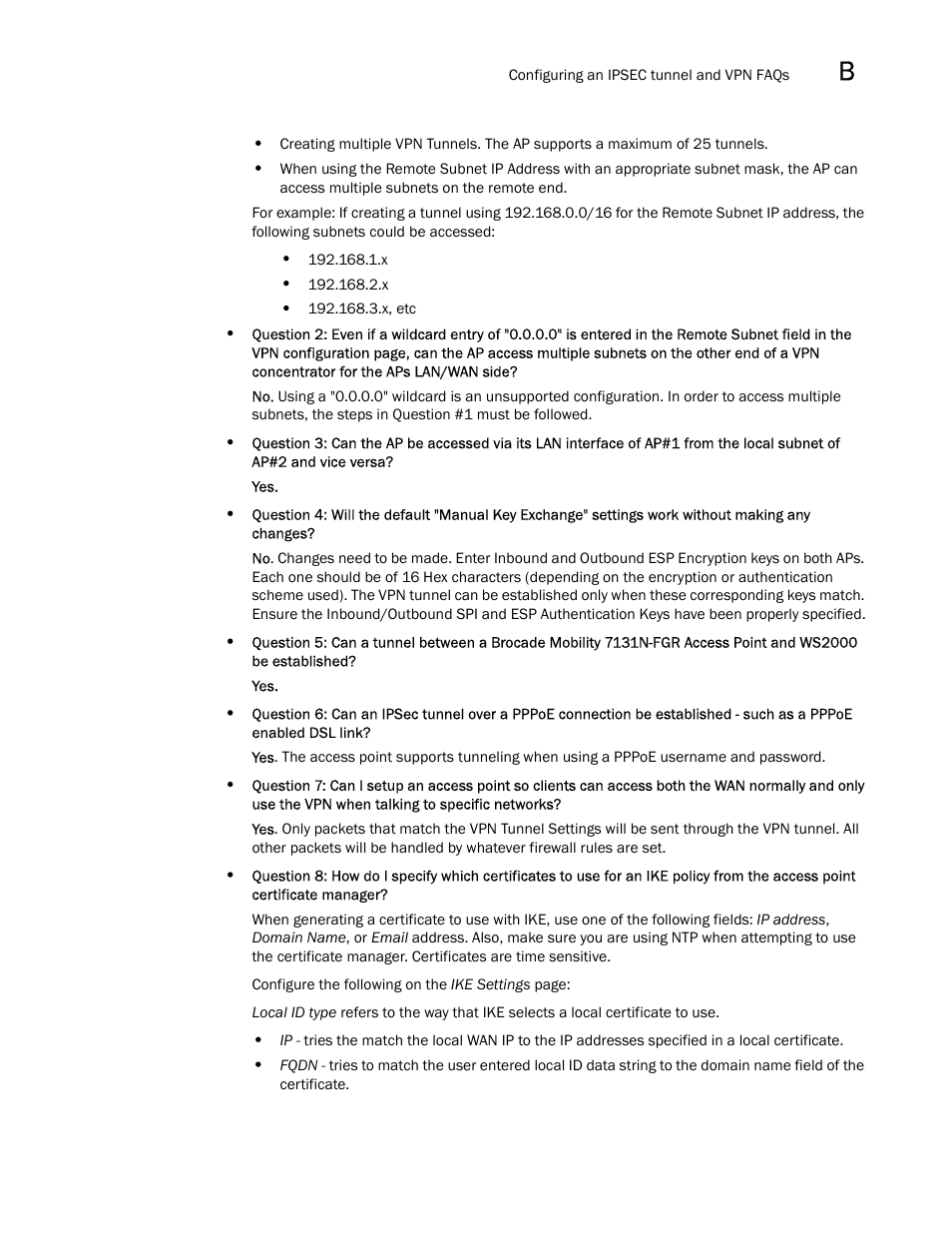 Brocade Mobility 7131N-FGR Access Point Product Reference Guide (Supporting software release 4.0.0.0-35GRN and later) User Manual | Page 589 / 593