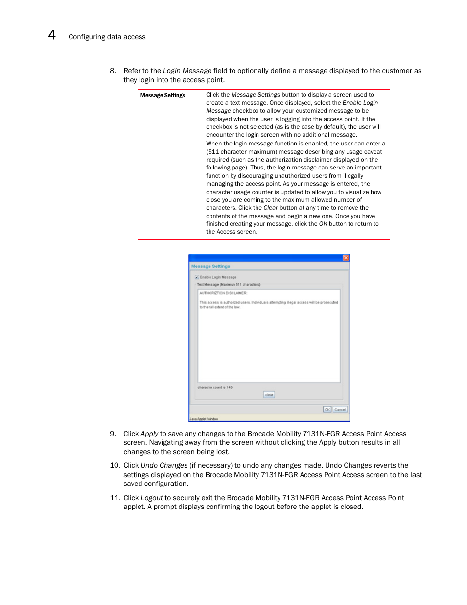 Brocade Mobility 7131N-FGR Access Point Product Reference Guide (Supporting software release 4.0.0.0-35GRN and later) User Manual | Page 80 / 593