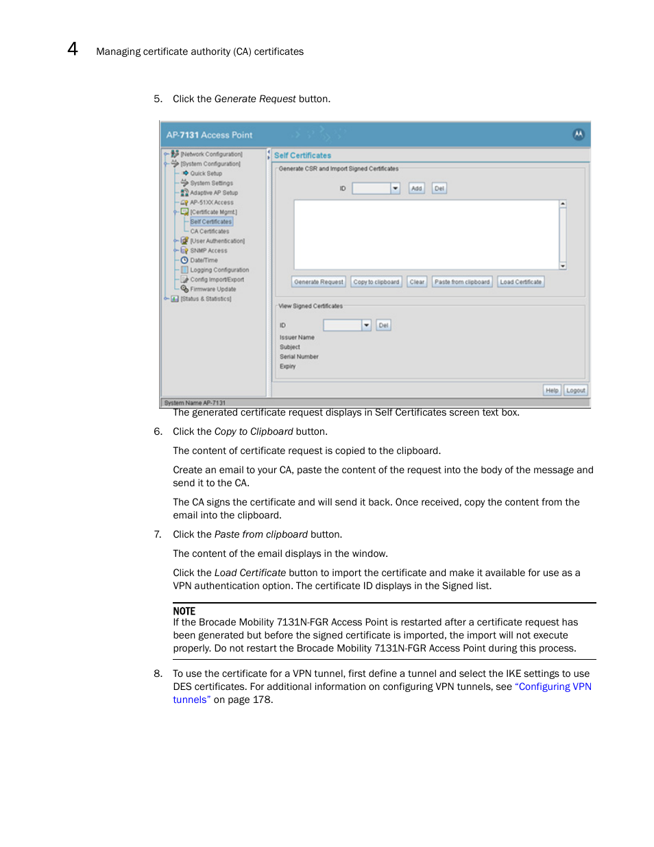 Brocade Mobility 7131N-FGR Access Point Product Reference Guide (Supporting software release 4.0.0.0-35GRN and later) User Manual | Page 84 / 593