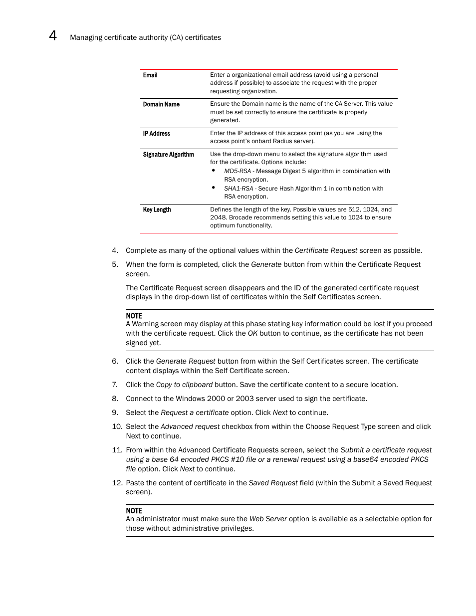 Brocade Mobility 7131N-FGR Access Point Product Reference Guide (Supporting software release 4.0.0.0-35GRN and later) User Manual | Page 86 / 593