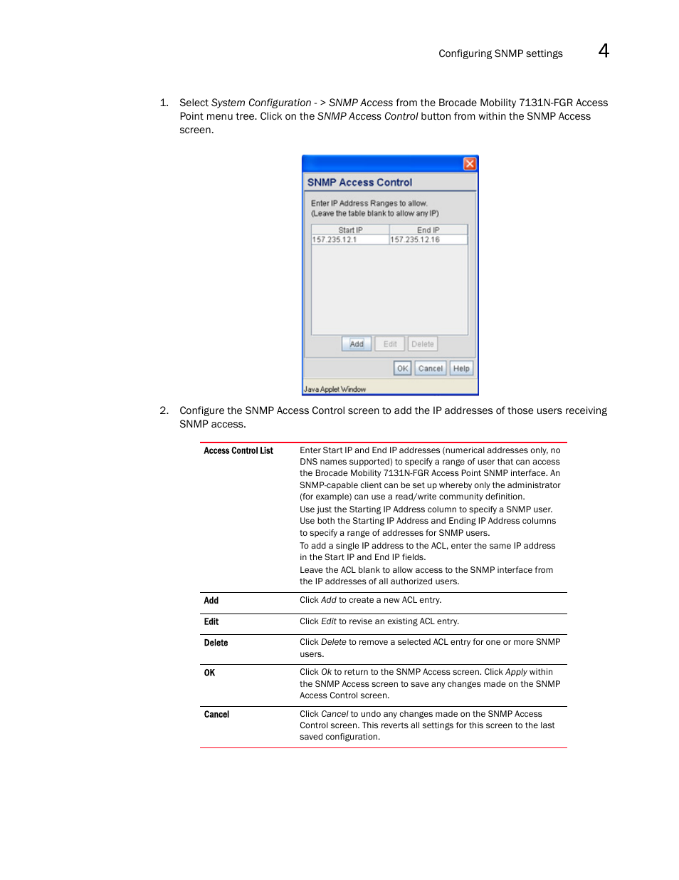 Brocade Mobility 7131N-FGR Access Point Product Reference Guide (Supporting software release 4.0.0.0-35GRN and later) User Manual | Page 93 / 593