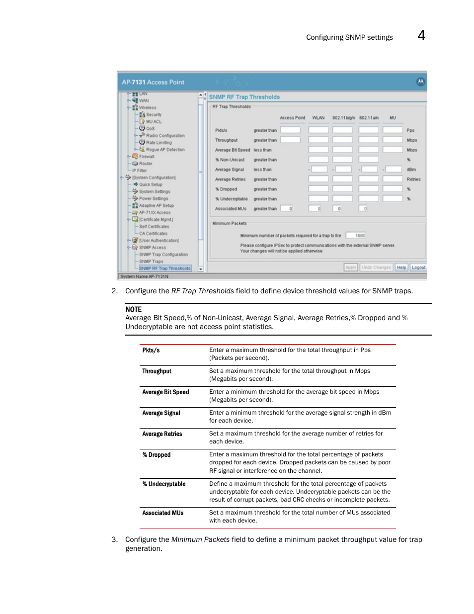 Brocade Mobility 7131N-FGR Access Point Product Reference Guide (Supporting software release 4.0.0.0-35GRN and later) User Manual | Page 99 / 593