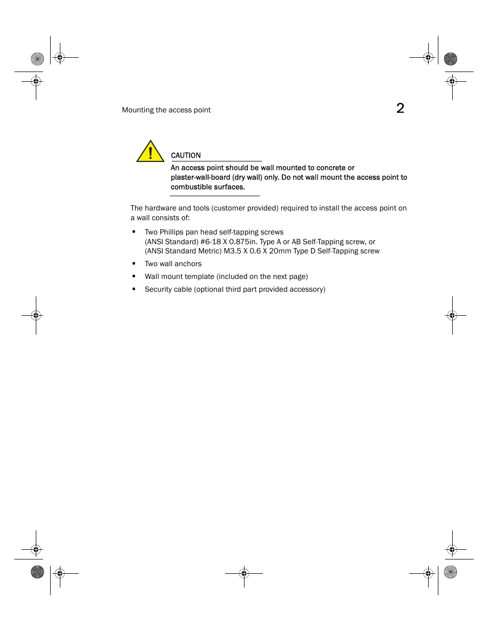 Brocade Mobility 7131N-FGR Access Point Installation Guide (Supporting software release 4.0.0.0-035GRN and later) User Manual | Page 17 / 65