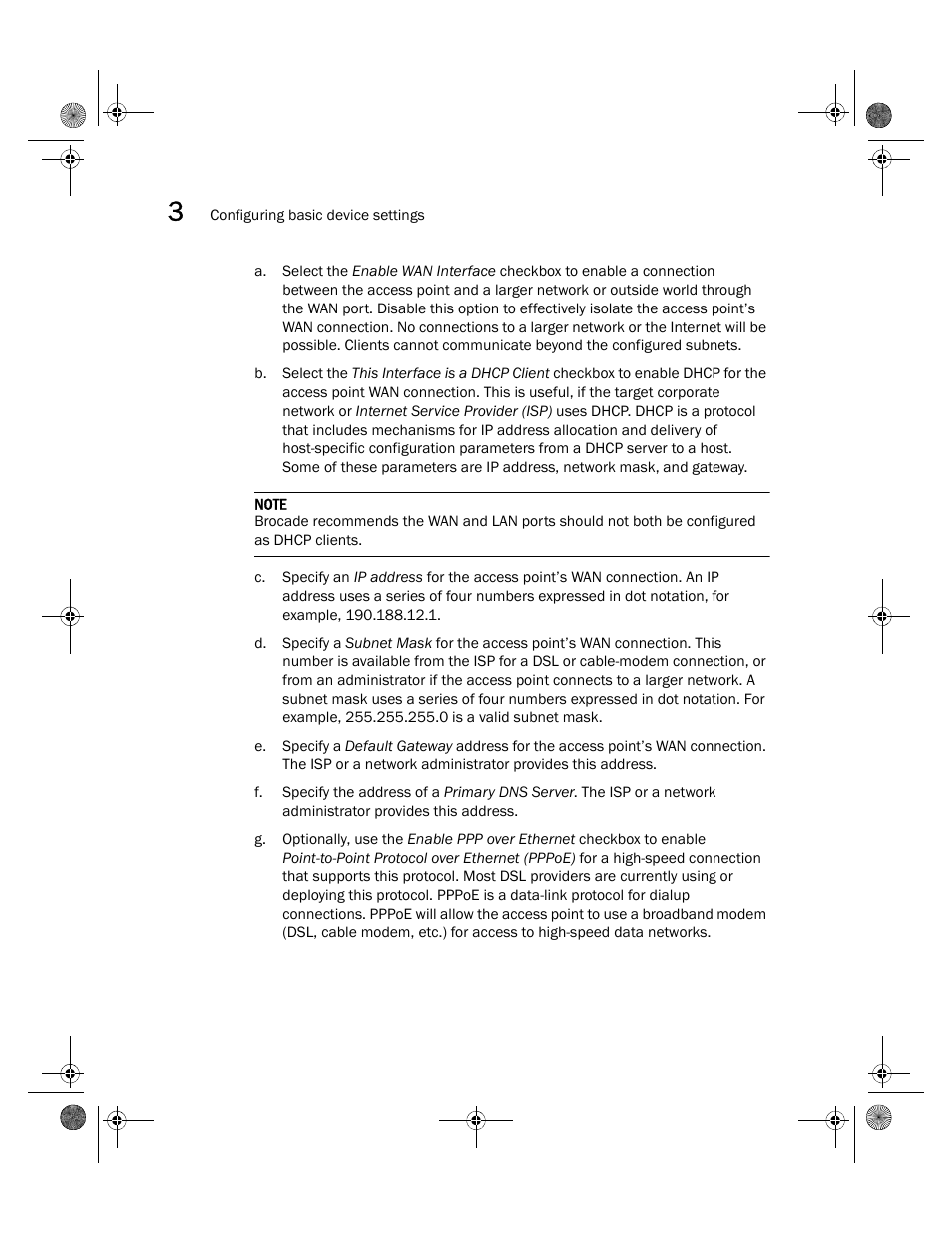 Brocade Mobility 7131N-FGR Access Point Installation Guide (Supporting software release 4.0.0.0-035GRN and later) User Manual | Page 40 / 65