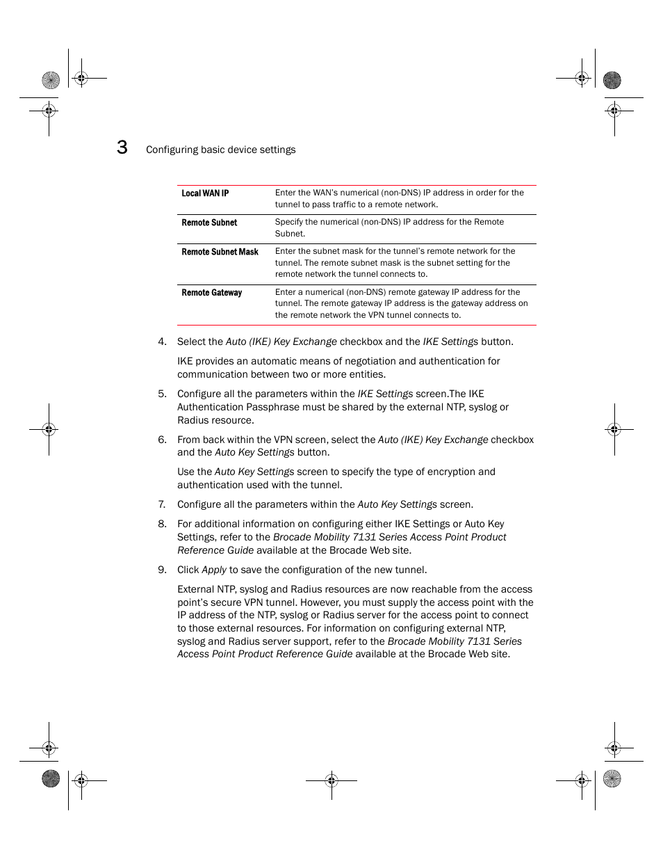 Brocade Mobility 7131N-FGR Access Point Installation Guide (Supporting software release 4.0.0.0-035GRN and later) User Manual | Page 48 / 65