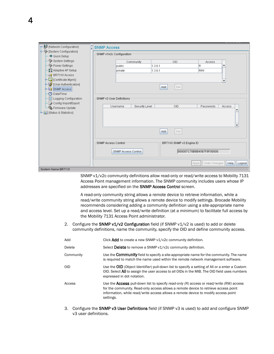 Brocade Mobility 7131 Access Point Product Reference Guide (Supporting software release 4.4.0.0 and later) User Manual | Page 102 / 520