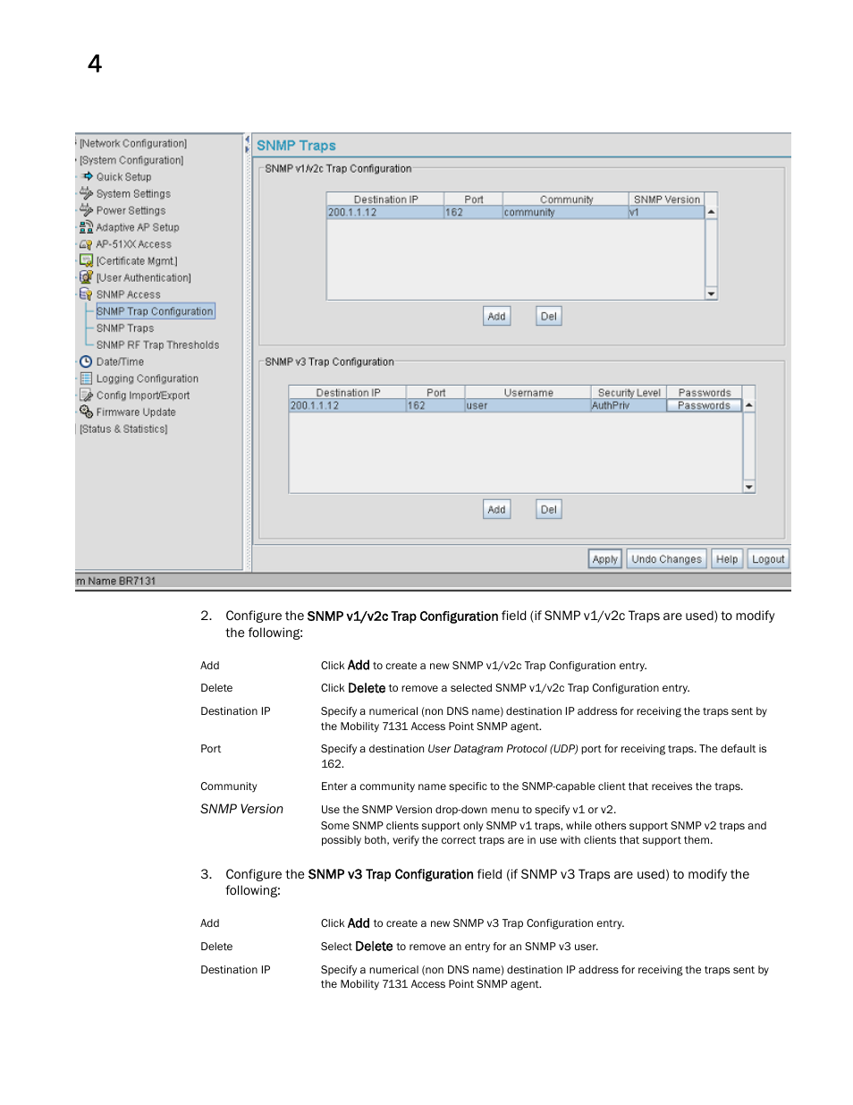 Brocade Mobility 7131 Access Point Product Reference Guide (Supporting software release 4.4.0.0 and later) User Manual | Page 106 / 520