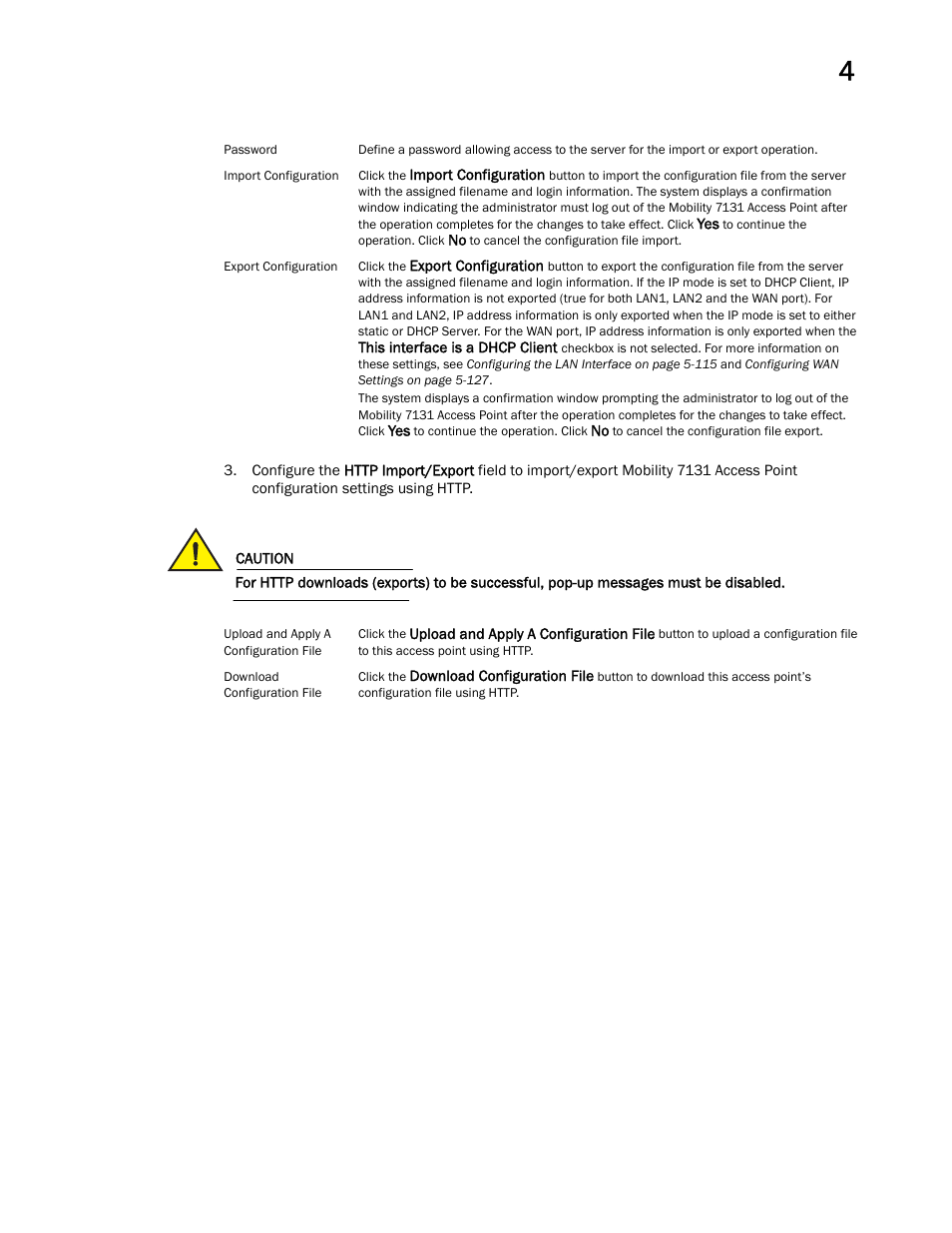 Brocade Mobility 7131 Access Point Product Reference Guide (Supporting software release 4.4.0.0 and later) User Manual | Page 119 / 520