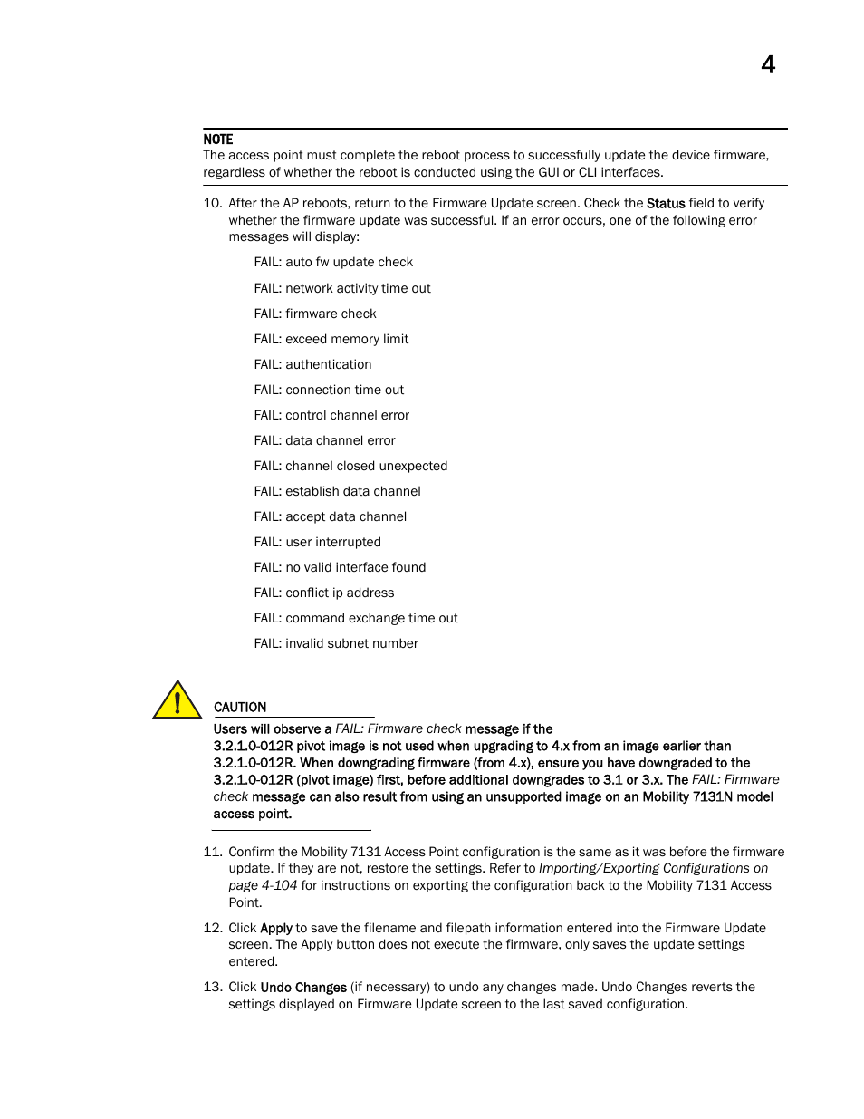 Brocade Mobility 7131 Access Point Product Reference Guide (Supporting software release 4.4.0.0 and later) User Manual | Page 125 / 520