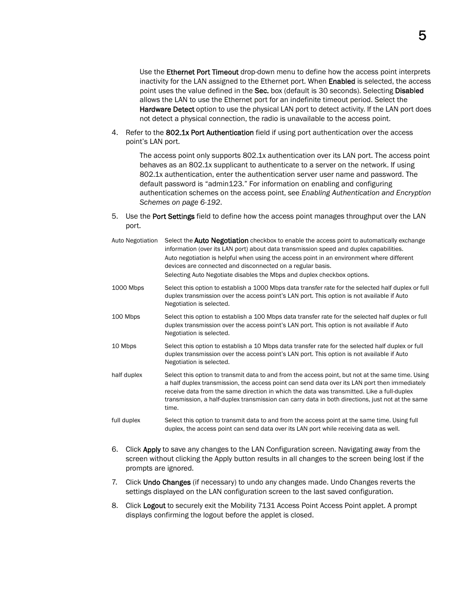 Brocade Mobility 7131 Access Point Product Reference Guide (Supporting software release 4.4.0.0 and later) User Manual | Page 129 / 520