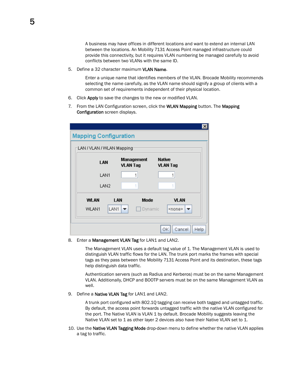 Brocade Mobility 7131 Access Point Product Reference Guide (Supporting software release 4.4.0.0 and later) User Manual | Page 132 / 520