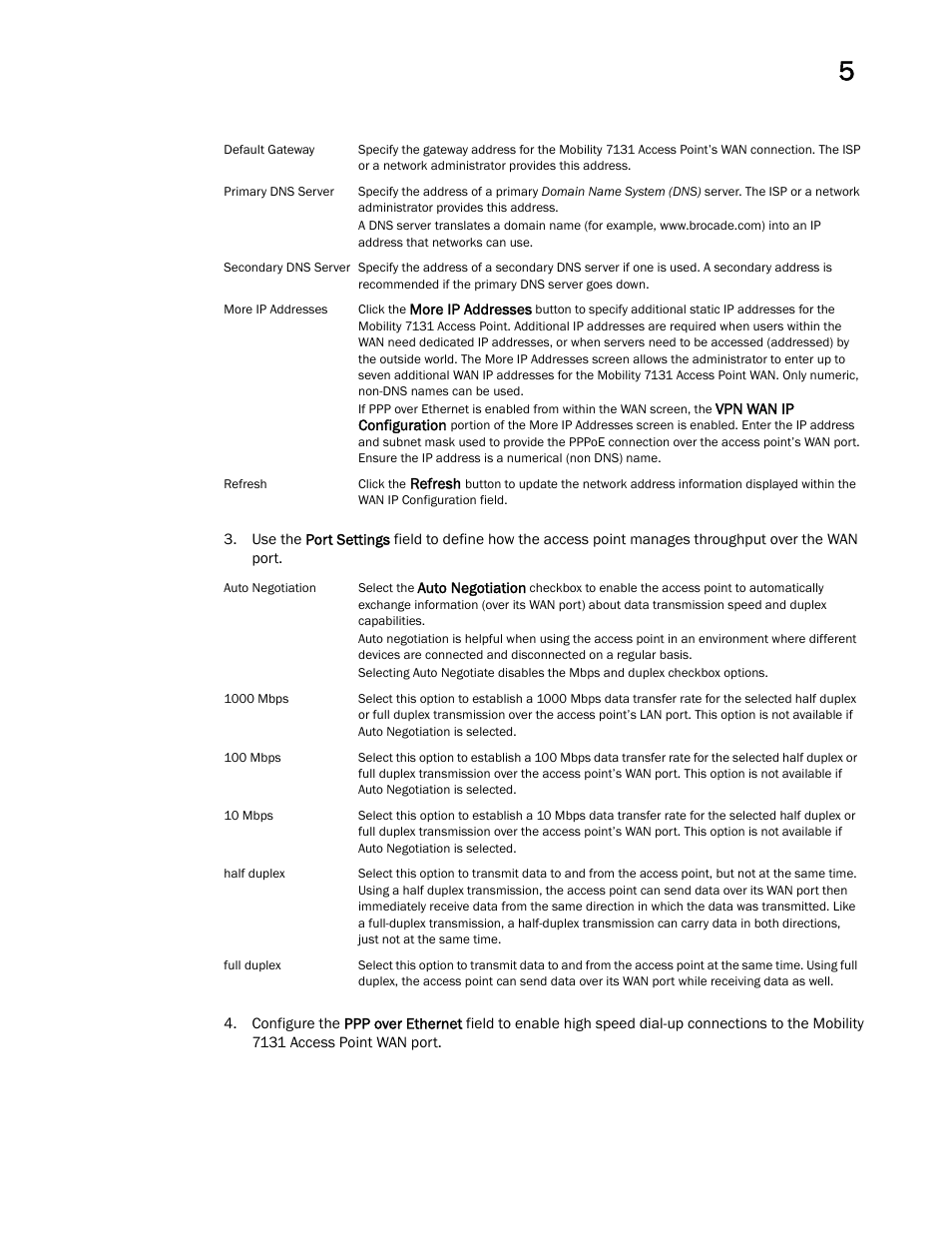 Brocade Mobility 7131 Access Point Product Reference Guide (Supporting software release 4.4.0.0 and later) User Manual | Page 141 / 520