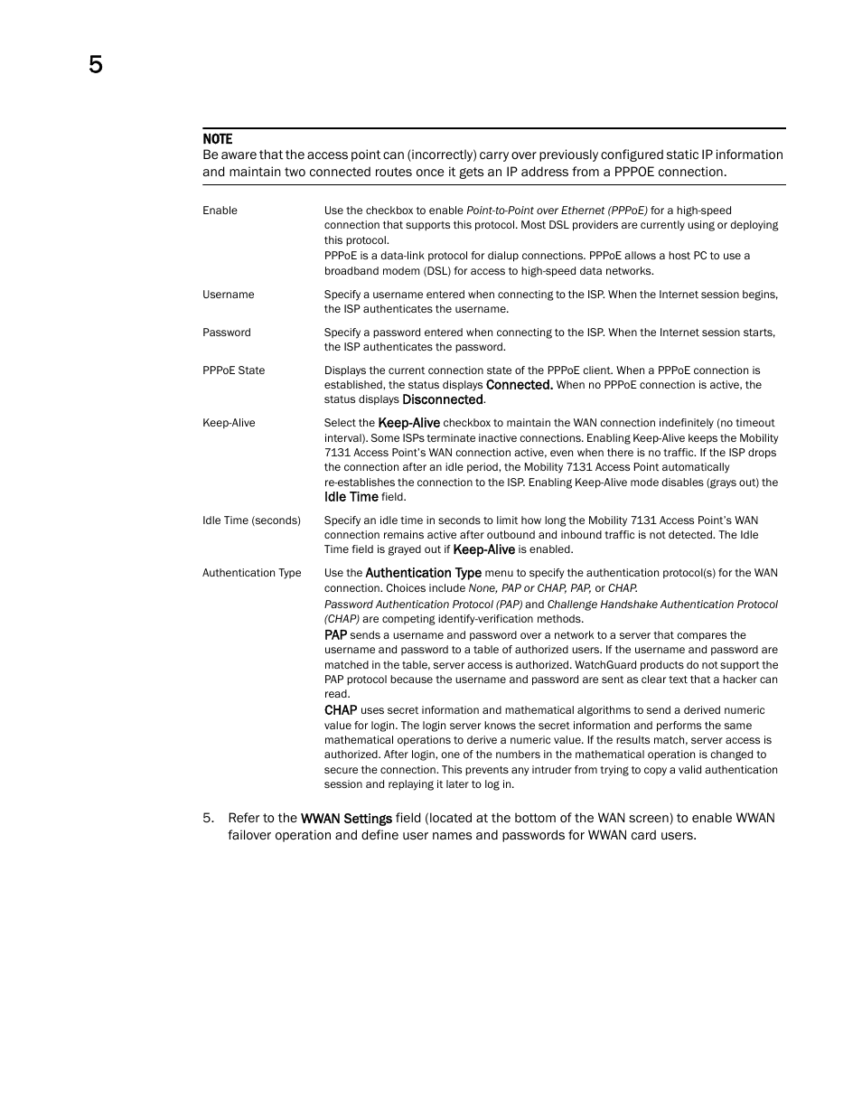 Brocade Mobility 7131 Access Point Product Reference Guide (Supporting software release 4.4.0.0 and later) User Manual | Page 142 / 520