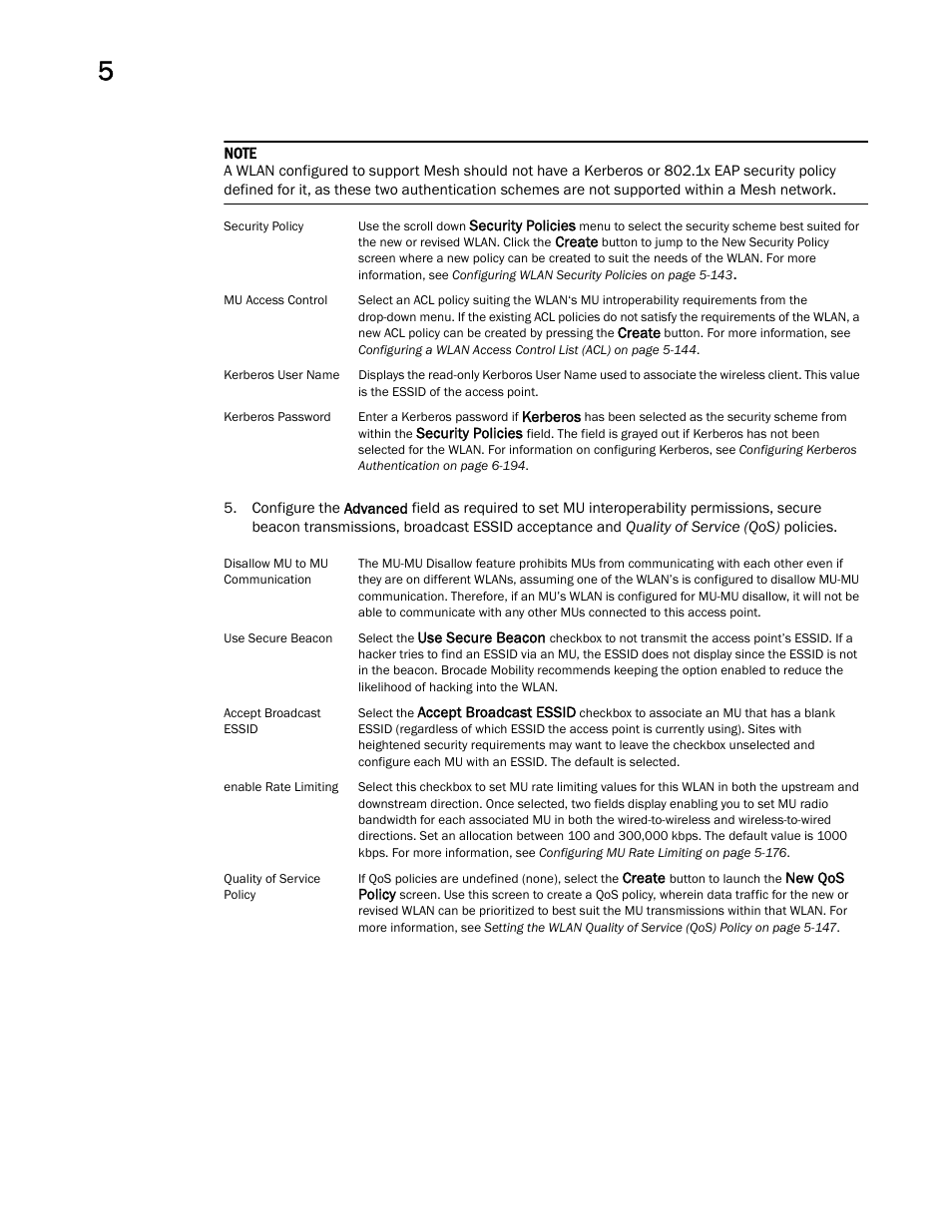 Brocade Mobility 7131 Access Point Product Reference Guide (Supporting software release 4.4.0.0 and later) User Manual | Page 154 / 520