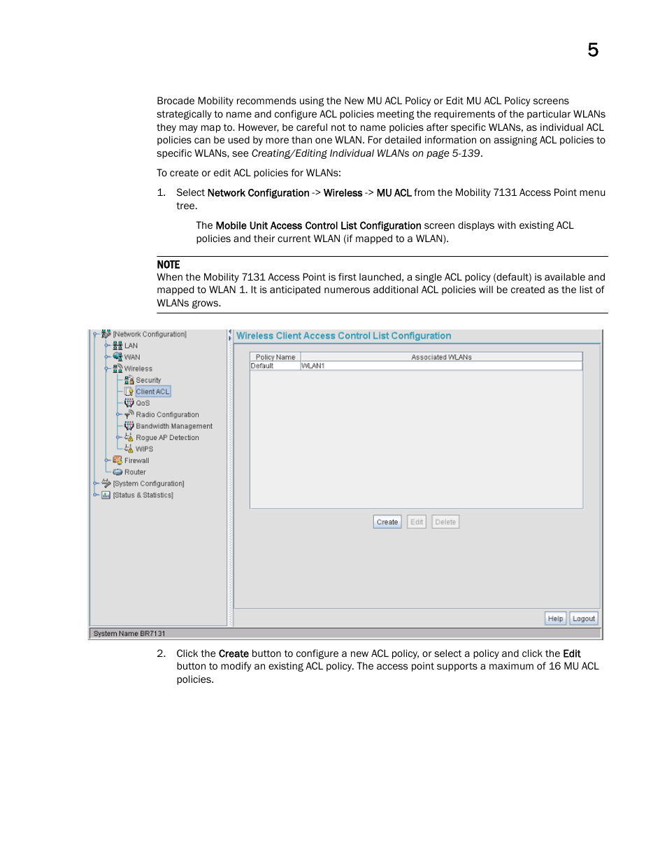 Brocade Mobility 7131 Access Point Product Reference Guide (Supporting software release 4.4.0.0 and later) User Manual | Page 157 / 520