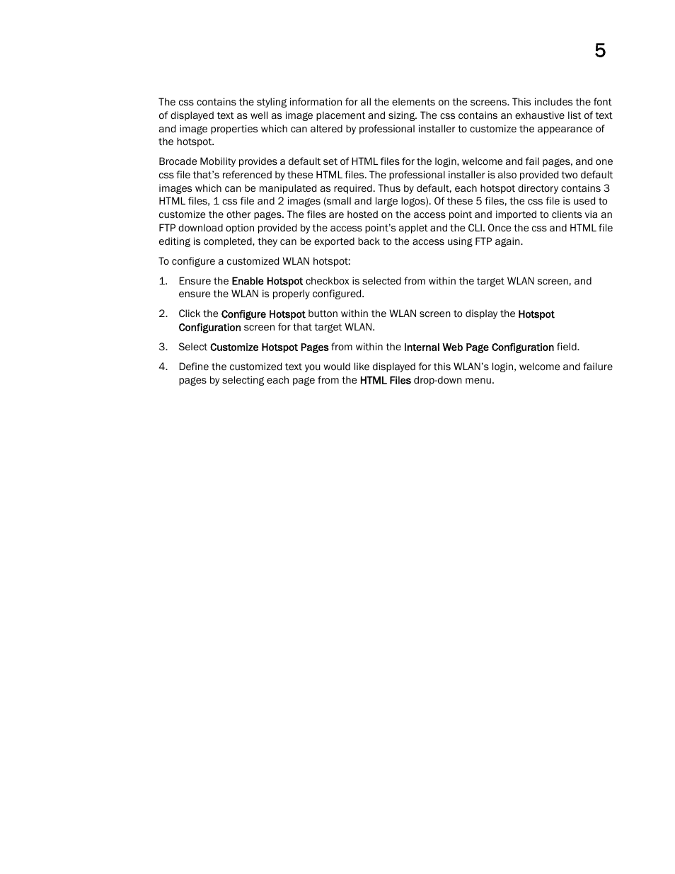 Brocade Mobility 7131 Access Point Product Reference Guide (Supporting software release 4.4.0.0 and later) User Manual | Page 169 / 520