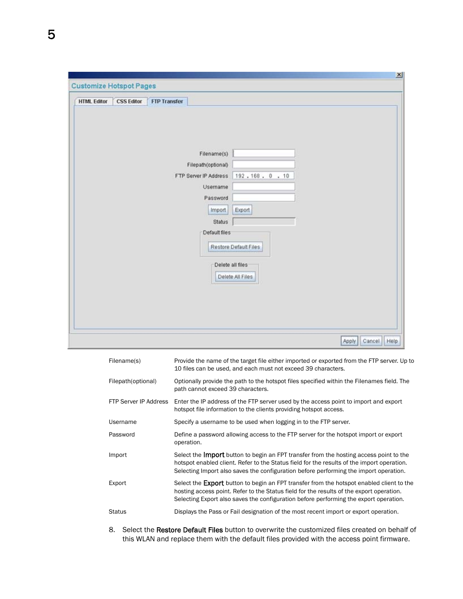 Brocade Mobility 7131 Access Point Product Reference Guide (Supporting software release 4.4.0.0 and later) User Manual | Page 172 / 520