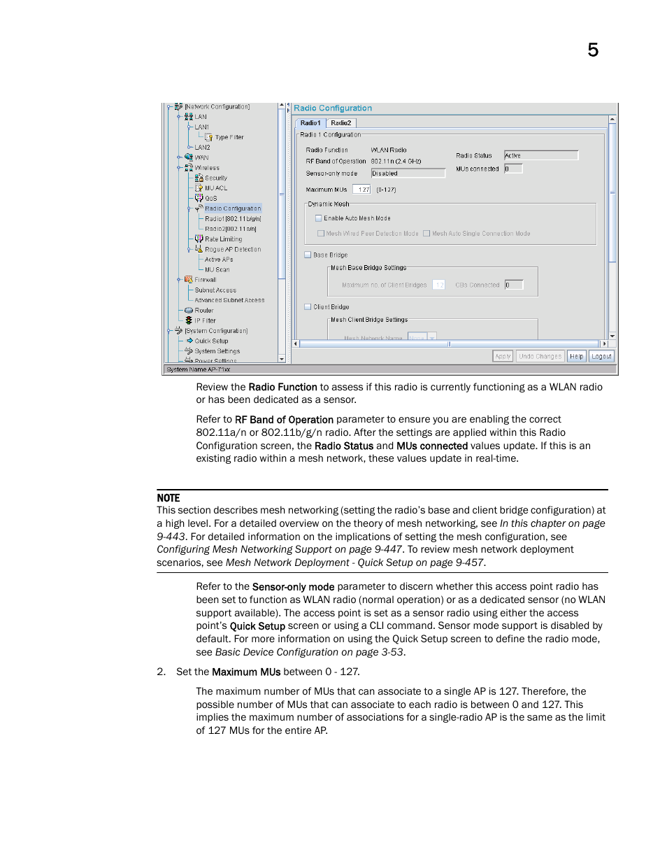 Brocade Mobility 7131 Access Point Product Reference Guide (Supporting software release 4.4.0.0 and later) User Manual | Page 175 / 520