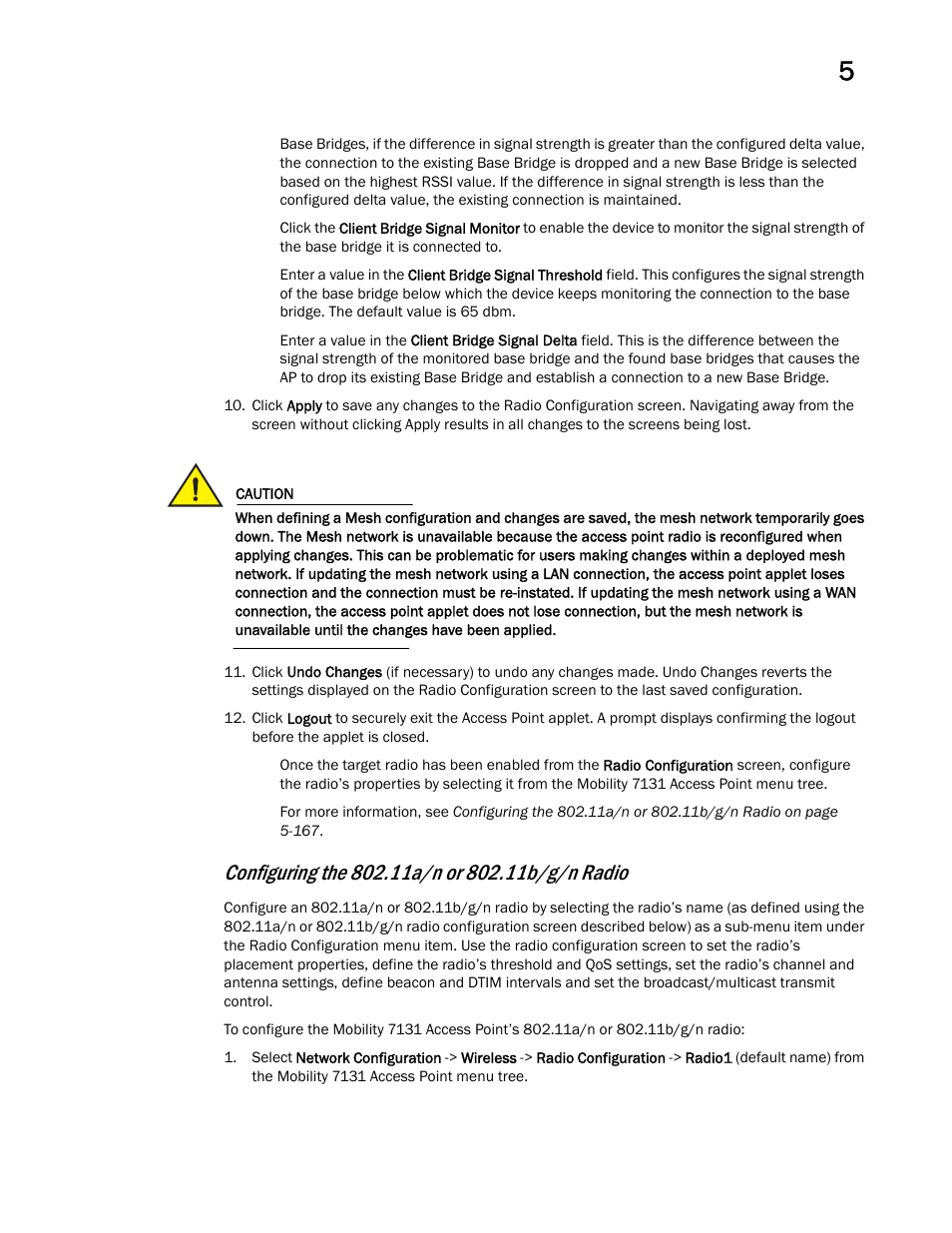 Brocade Mobility 7131 Access Point Product Reference Guide (Supporting software release 4.4.0.0 and later) User Manual | Page 179 / 520