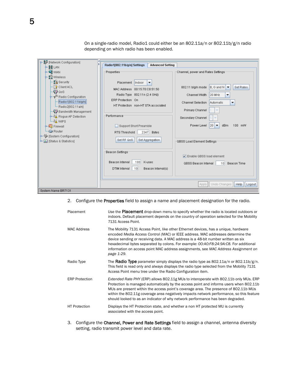 Brocade Mobility 7131 Access Point Product Reference Guide (Supporting software release 4.4.0.0 and later) User Manual | Page 180 / 520