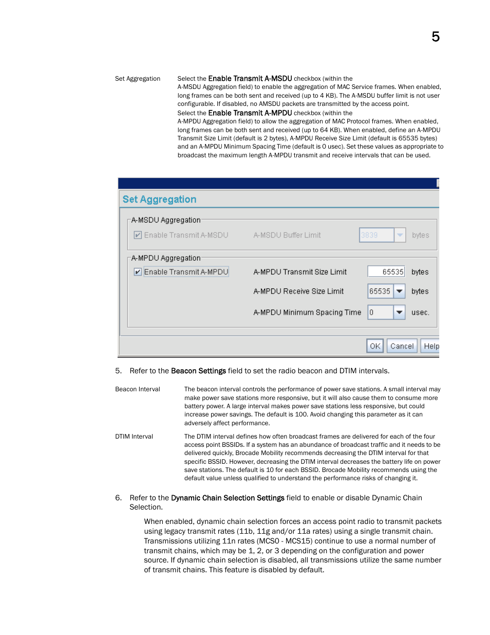 Brocade Mobility 7131 Access Point Product Reference Guide (Supporting software release 4.4.0.0 and later) User Manual | Page 185 / 520