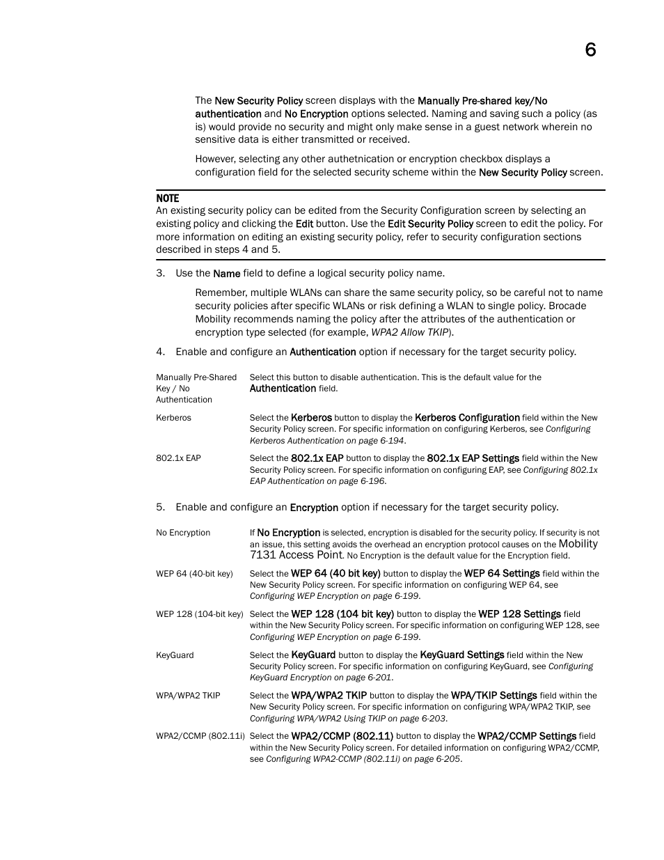 Brocade Mobility 7131 Access Point Product Reference Guide (Supporting software release 4.4.0.0 and later) User Manual | Page 205 / 520