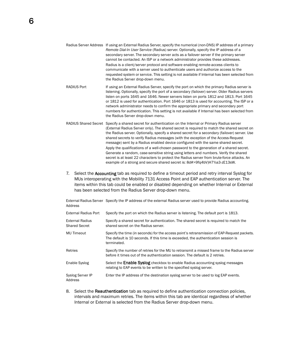 Brocade Mobility 7131 Access Point Product Reference Guide (Supporting software release 4.4.0.0 and later) User Manual | Page 210 / 520